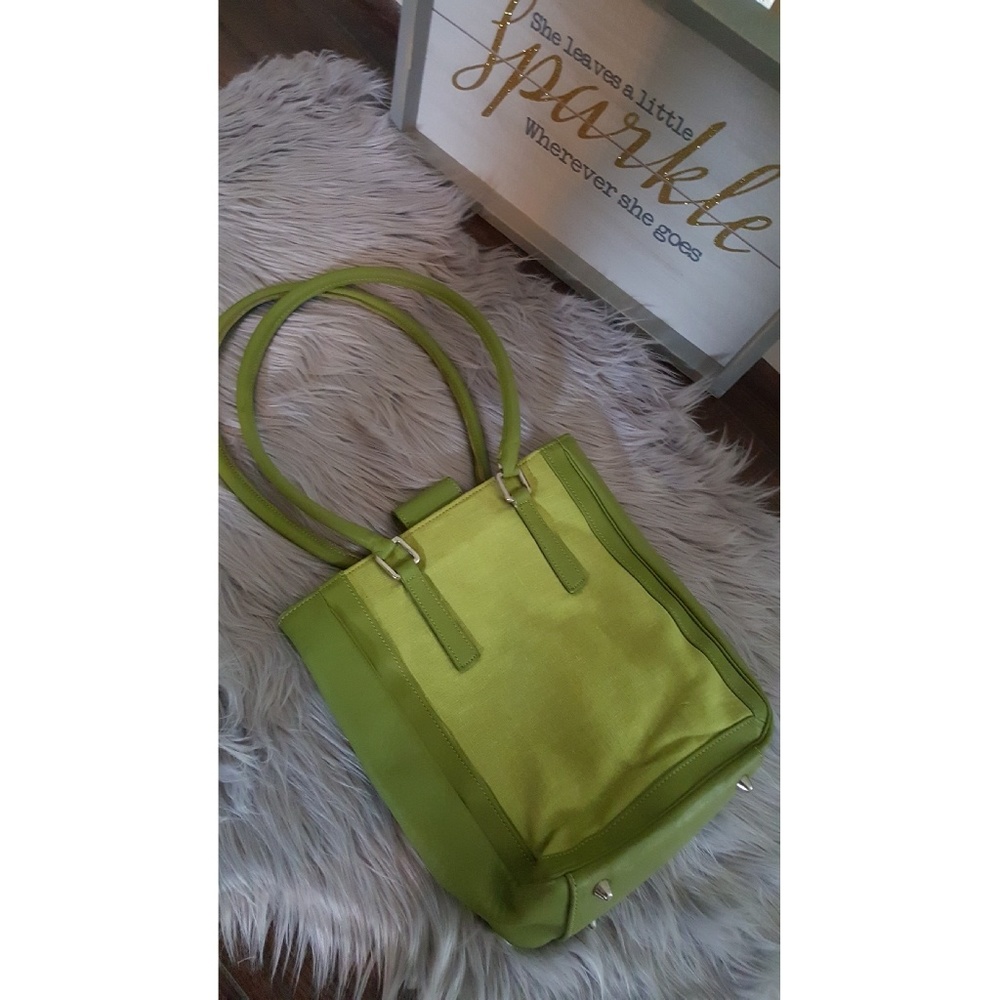 Coach Green Bonnie Cashin Tote Purse